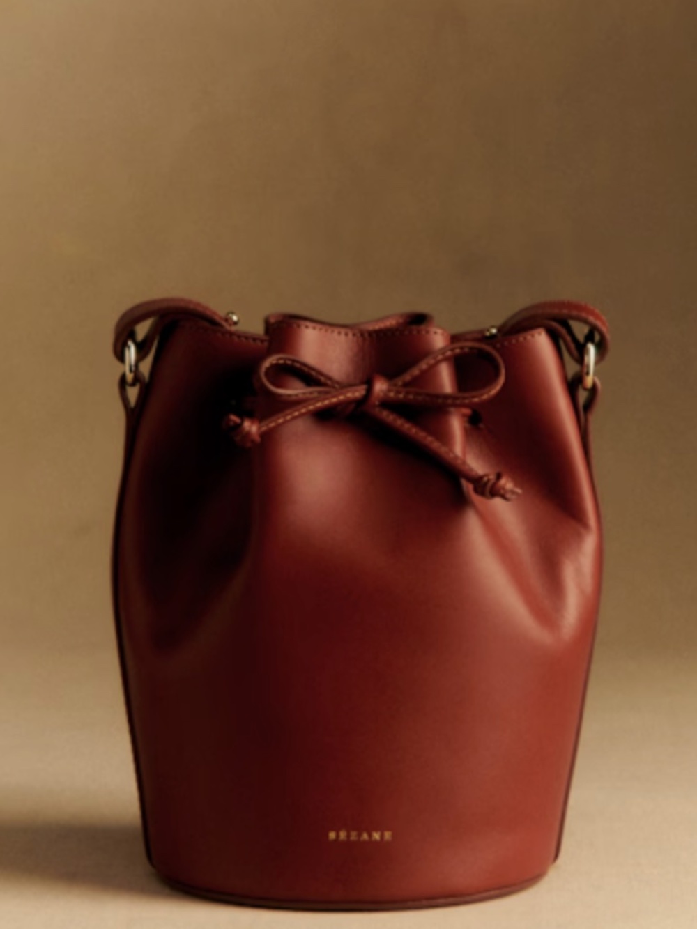 Sezane Mini Farrow bag heritage leather